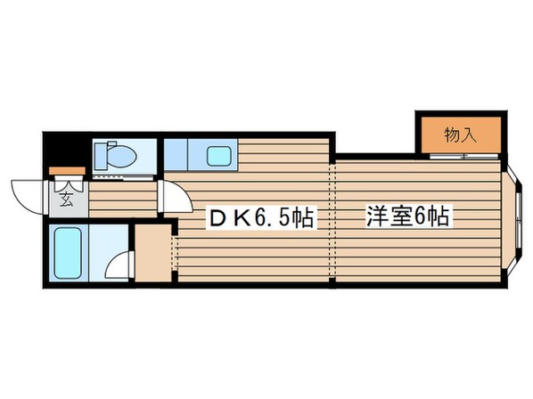 ツチダマンションの物件間取画像